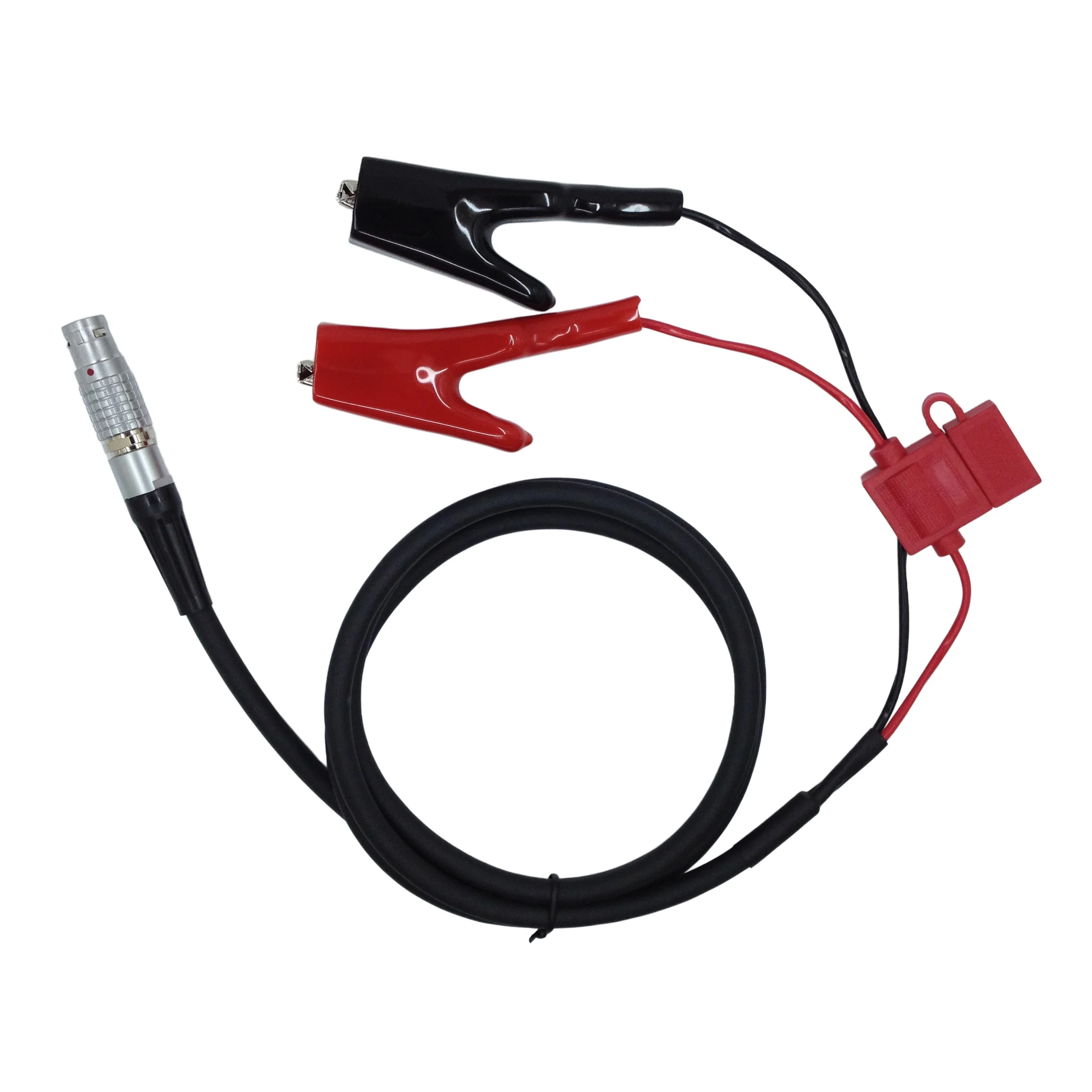 1.8m Trimble MK3 Trimmark 3 Radio GPS Power Cable 2 Pin w/ Alligator Clips