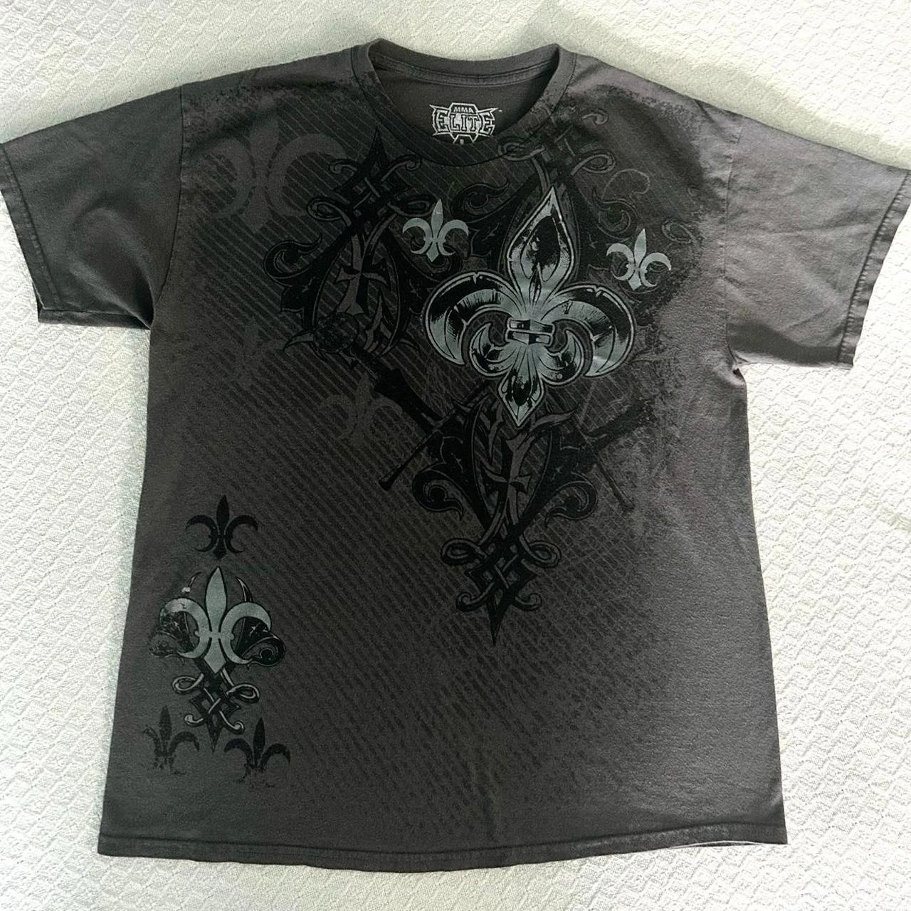 

Лето 2029, новинка MMA ELITE, готическая футболка с вышивкой крестом, мужская хлопковая уличная одежда большого размера, темный стиль, с коротким рукавом, хит продаж