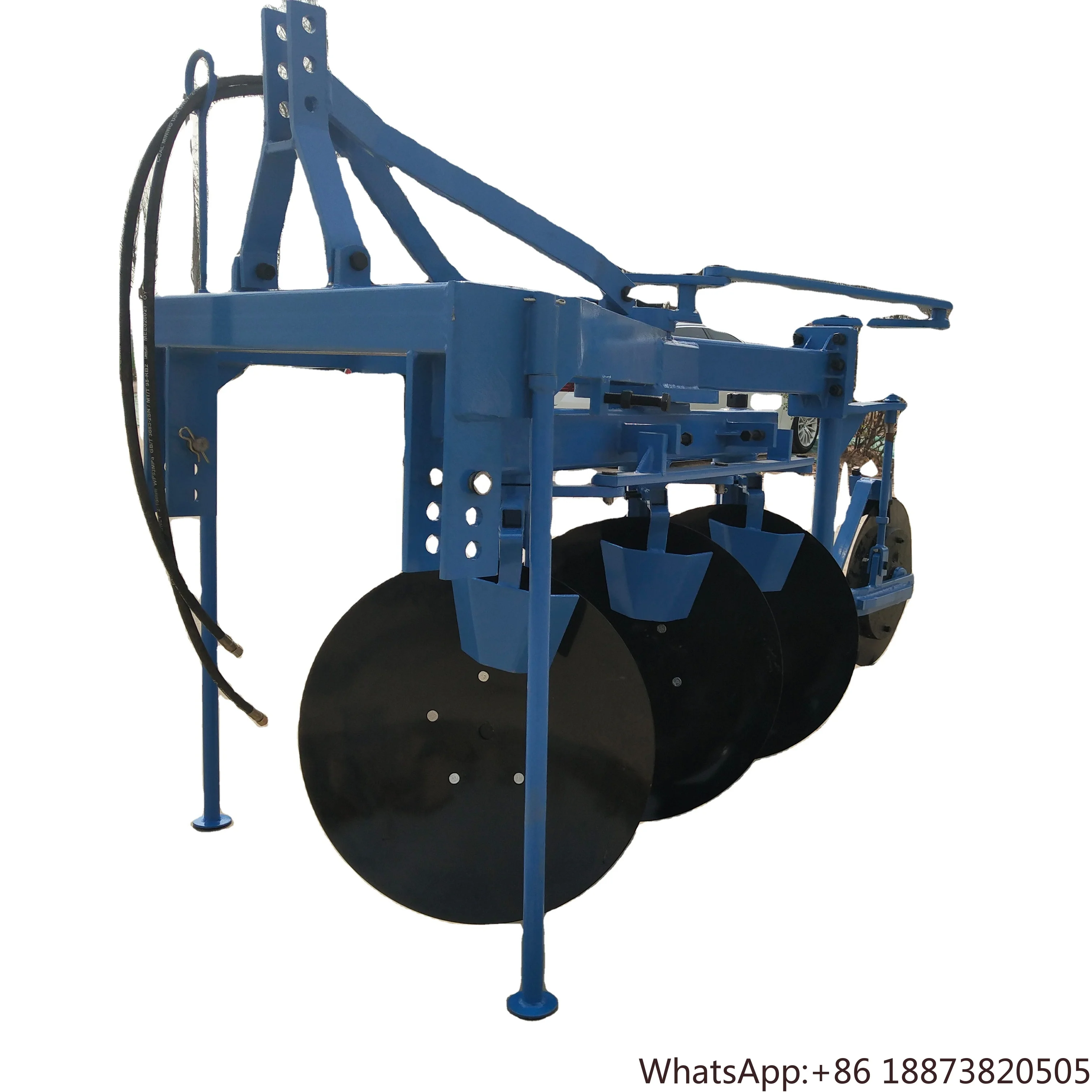 Hydraulic reversible disc plough agricultural machines Hot sale high grade types of plow