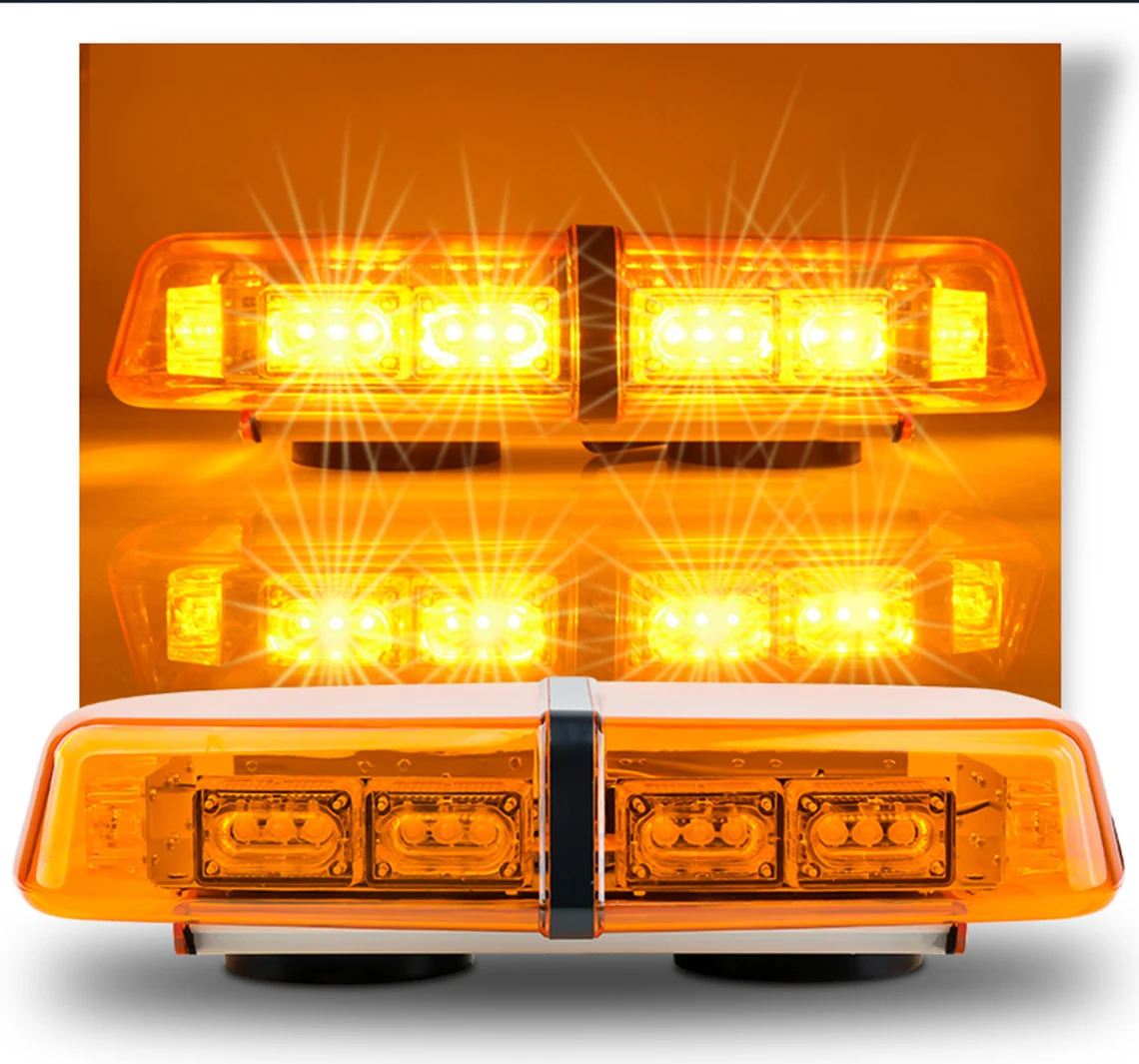 

LED Yellow Light, Roof Flash, Obstacle Clearance, Rescue, Flat Panel, Long Platoon, Maintenance, Construction, Road Repair