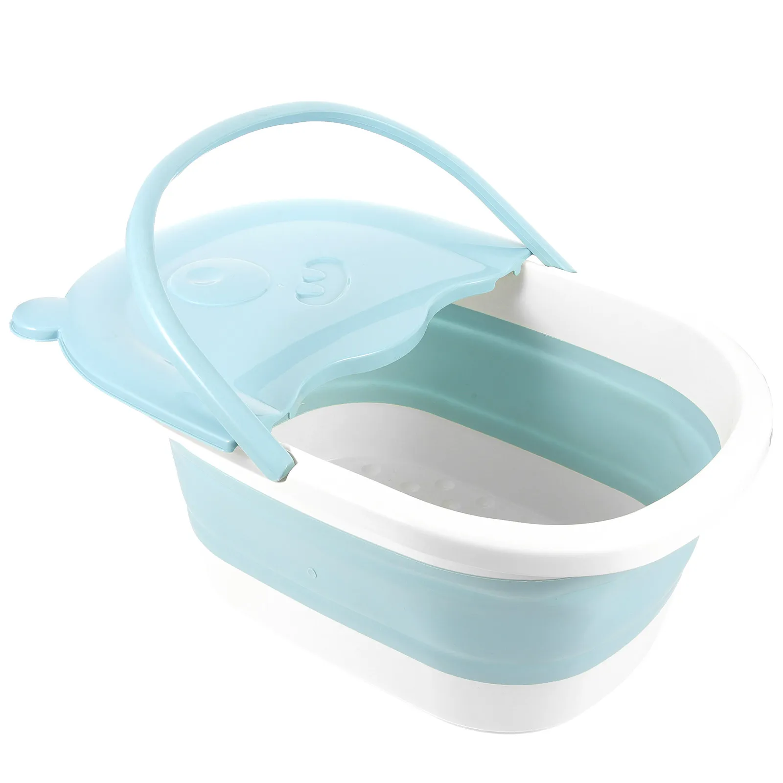 

1 шт. Портативная складная ванночка для массажа и замачивания ног для домашнего использования, износостойкий материал, удобное хранение