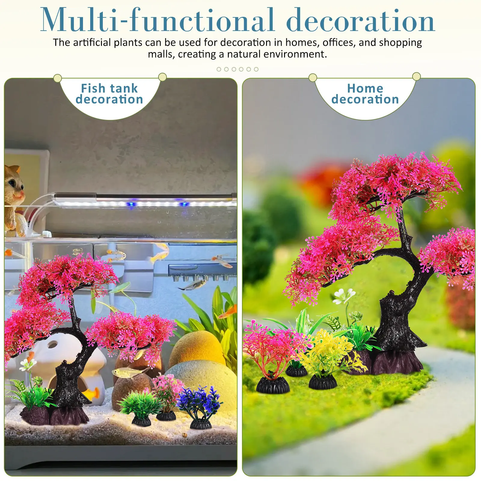 10pcs-fish-tank-plants-realistic-plastic-aquarium-decorations-betta-fish-tank-decor-artificial-plants-accessories-set