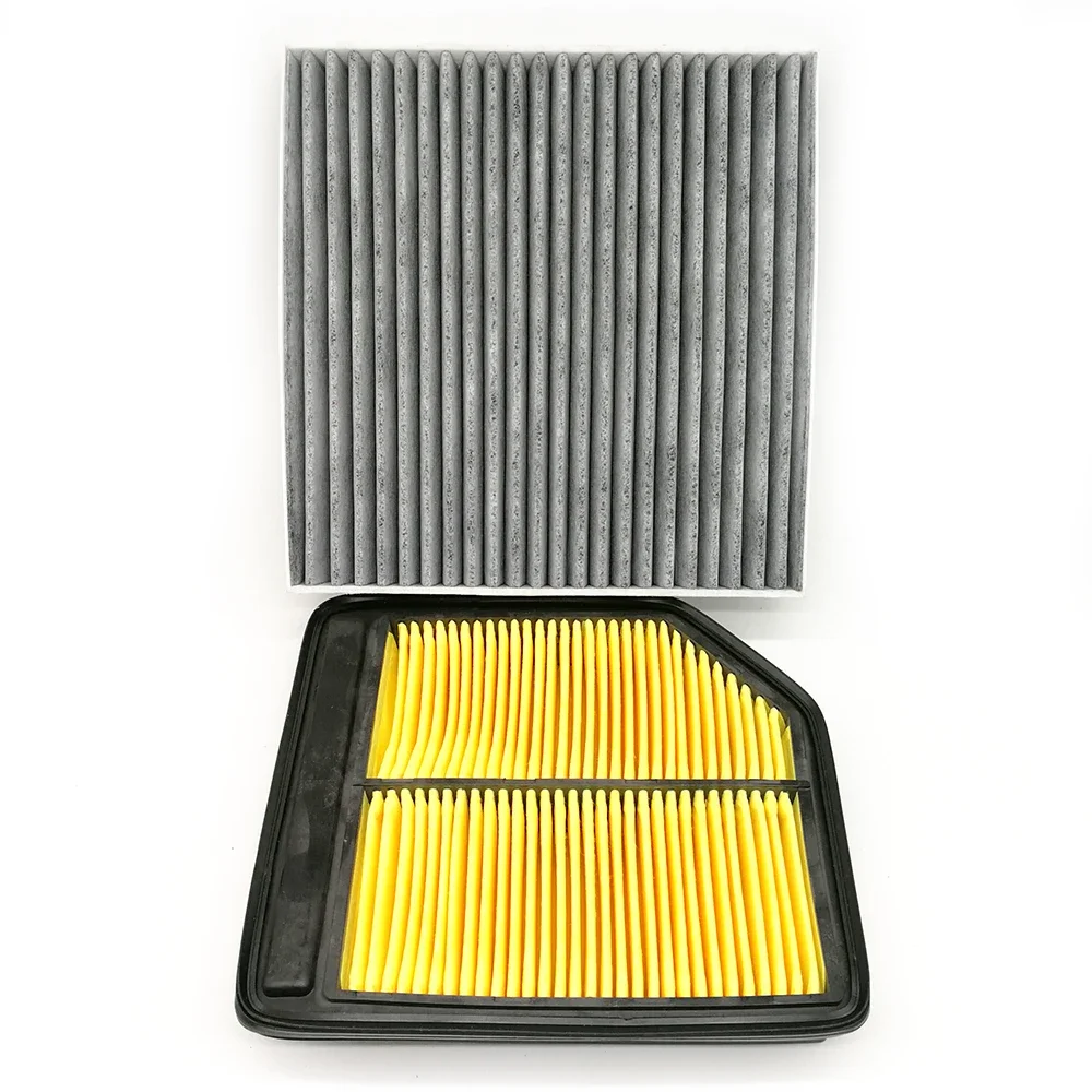 For Honda Civic 2006 2007 2008 2009 2010 2011 COMBO Engine & Cabin  Car Engine Air Filter 1.8L 17220-RNA-A00  2PCS