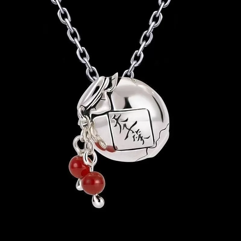 

Demonic Ancestor кулон Ins New Co branded Country косплей аниме периферийные устройства Wei Wuxian Blue Forget Machine ожерелье