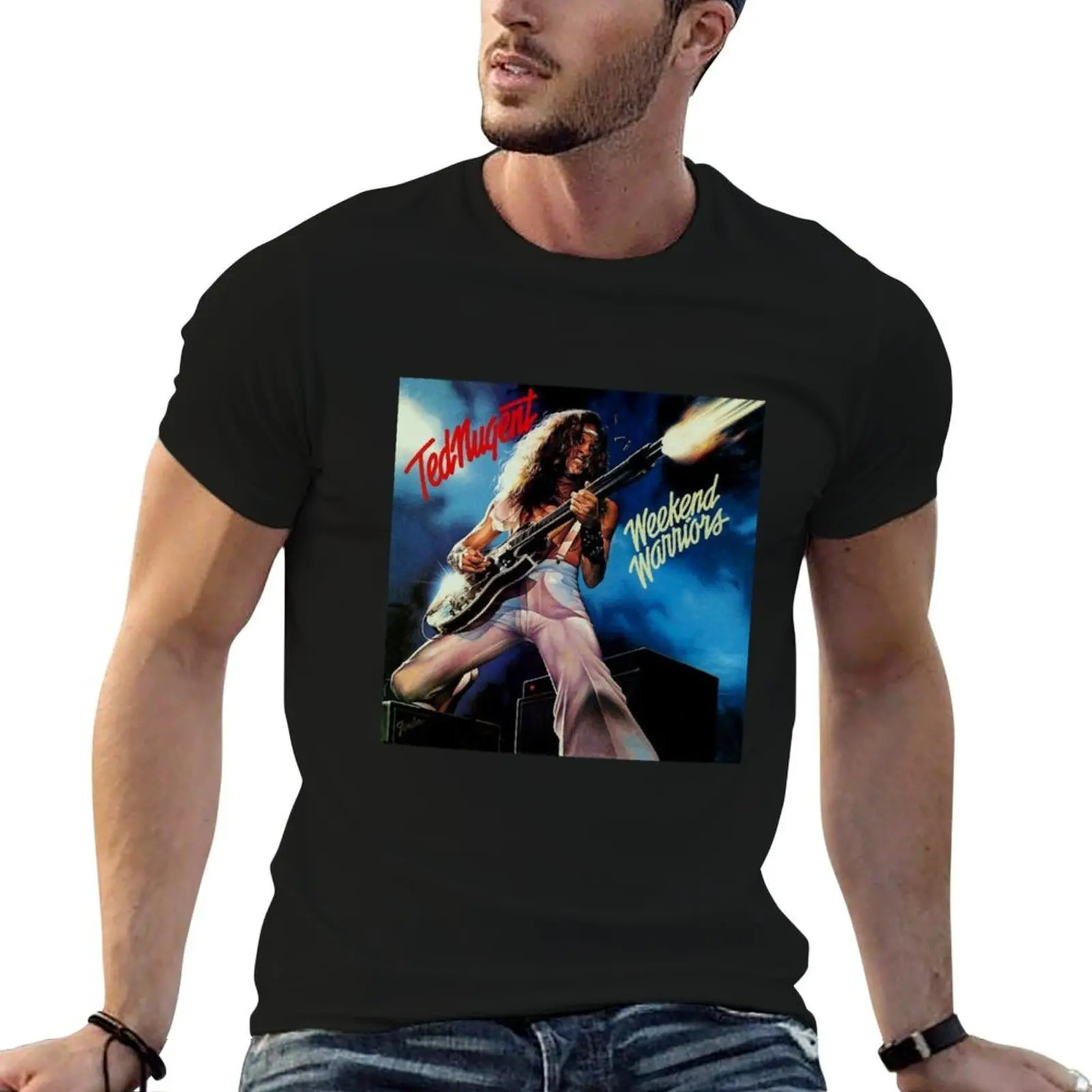 

Ted Nugent Weekend Warriors T-Shirt man t shirts cotton t shirt personalised t shirt man cotton T-shirt