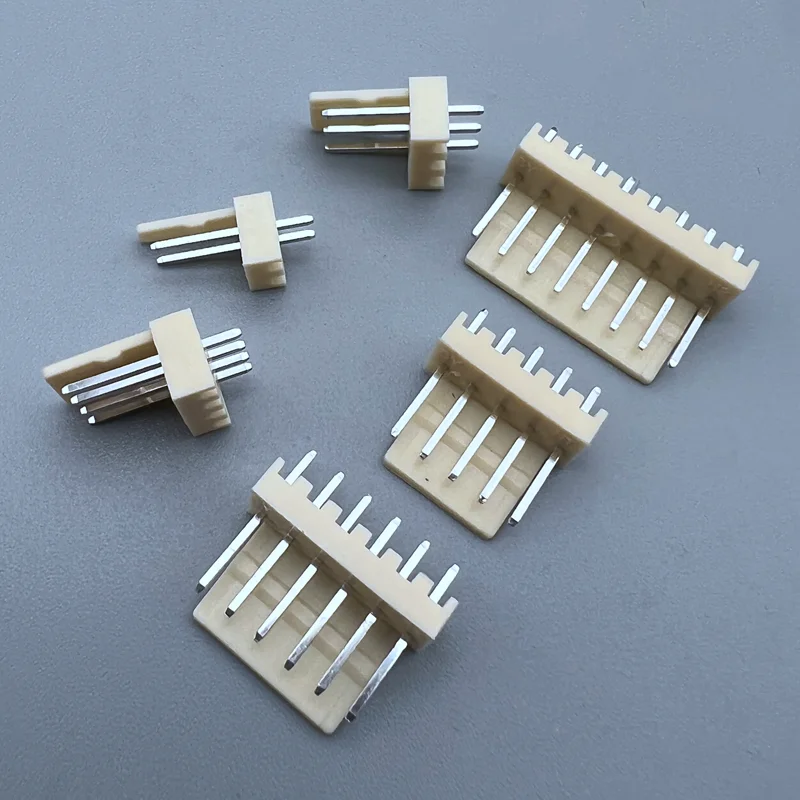 50pcs KF2510 Connector Straight needle 2.54MM PITCH Male Pin Header 2P/3P/4P/5P/6P/7P/8P/9P/12P Right Angle for PCB 2.54MM