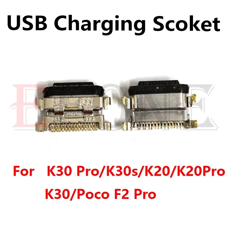 

10-100PCS For Xiaomi Redmi K30 Pro / K30s / Poco F2 Pro USB Charging Charge Port Dock Socket Connector Replacement parts