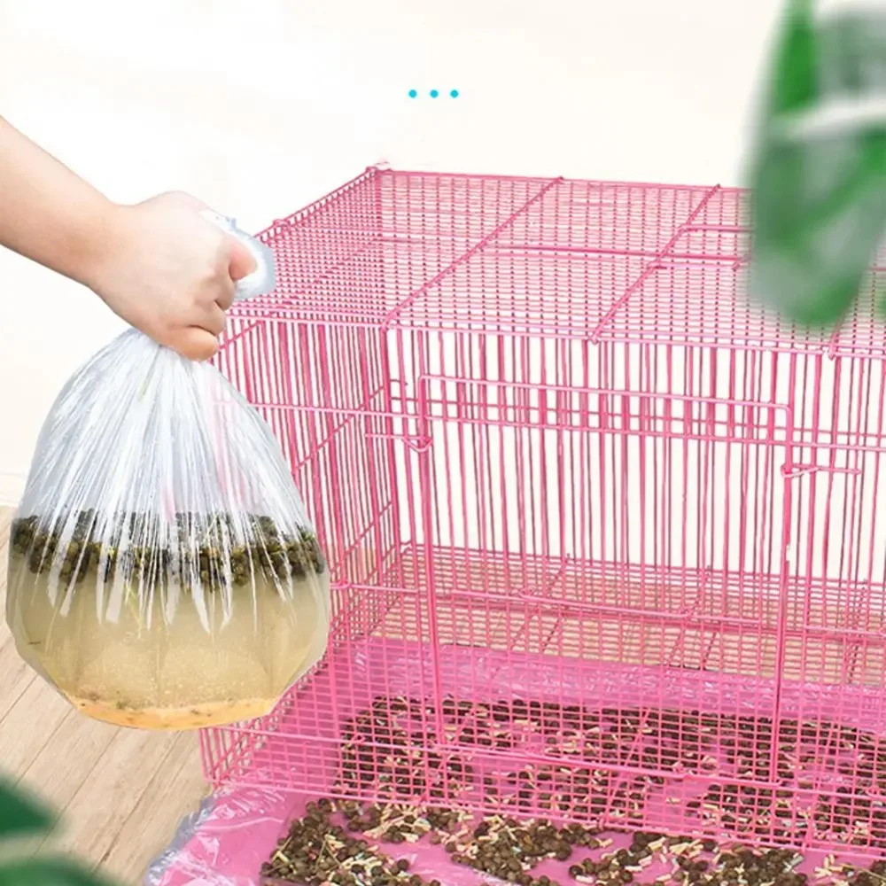 Universal Chassis Film Disposable Easy Removal Plastic Cover Bag For Cats Pet Rabbit Cage Cat Supplies Toilet Litter Accessories