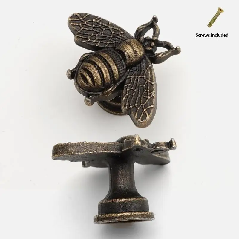 Multipurpose Retro Vintage Metal Drawer Handles Pull Hardware For Jewelry Cabinet Household Furniture Cabinet Replacement Supply