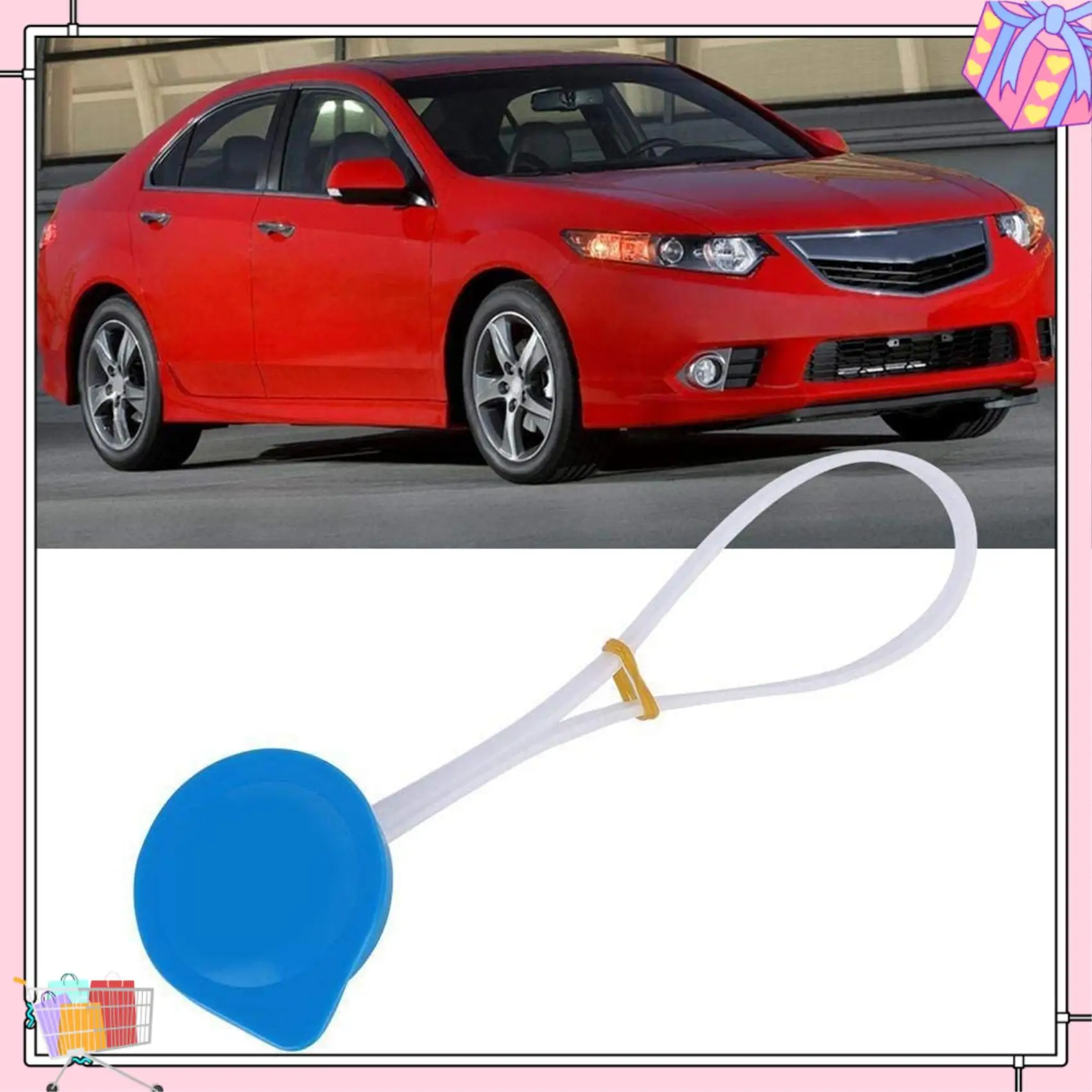 

A77T-Car Windshield Washer Fluid Bottle Cap Reservoir Tank Cover For Honda Accord Civic 76802SV4003 76802-SV4-003