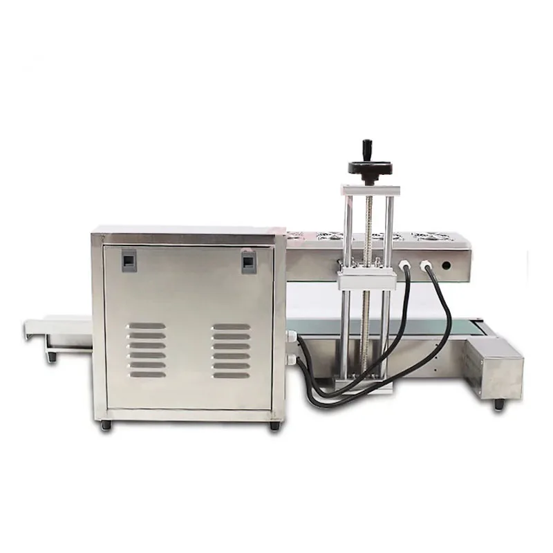 15-80mm Bottles Continuous electromagnetic induction packing machine automatic induction sealing machine