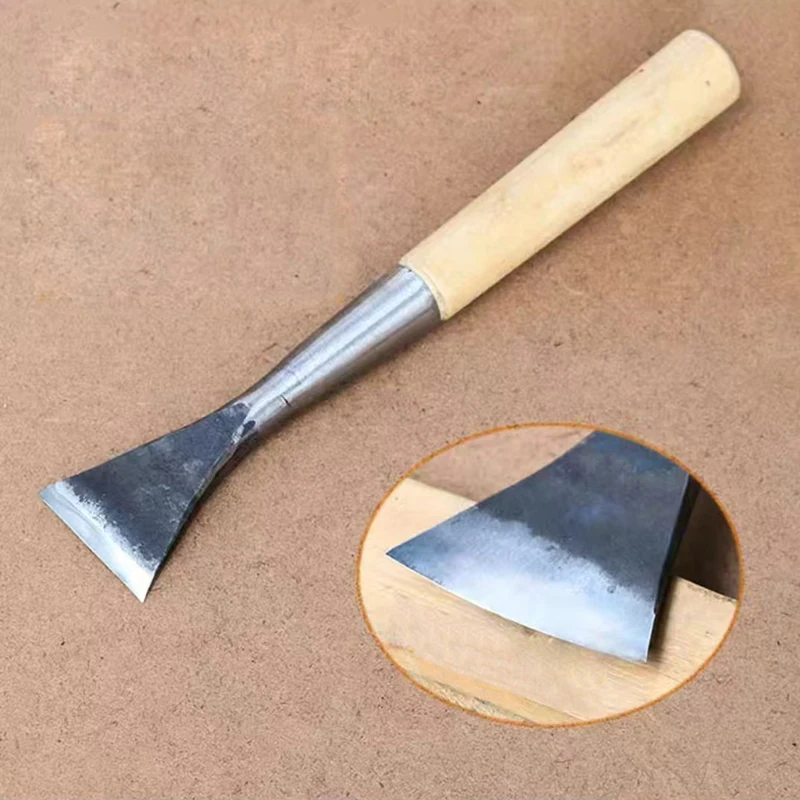 Extra Large 50mm Wide Handmade Woodworking Carving Knives Round Chisel Woodworking Tools for Carving