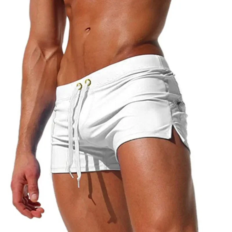 2023 New Swimwear Men Sexy Swimming Trunks Sunga Hot Swimsuit Mens Swim Briefs Beach Shorts Mayo De Praia Homens Maillot De Bain