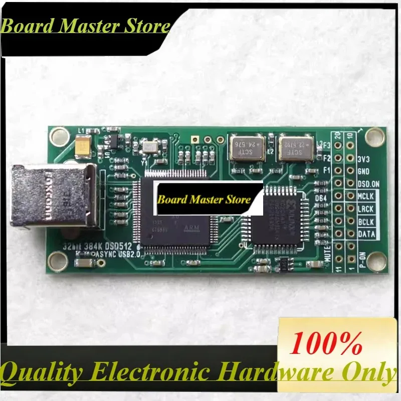 BoMasAmanero Italian Digital Interface USB To I2S/IIS Supports PCM384k DSD Replaces XMOS Module