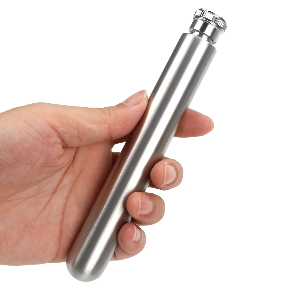 Flask 1.5oz Whisky Bottle Stainless Steel Round Bottom Tubular Wine Pot Portable Alcohol Bottles Wine Accessories
