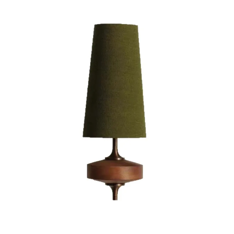 

Bedroom wall retro corridor lamp style bedroom fabric antique hotel bedside lamp
