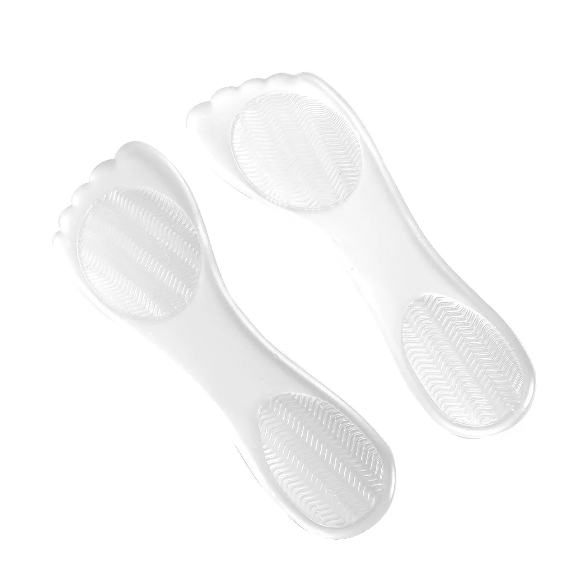 

2 пары силиконовых стельок: эластичные, гелевые, спортивные, повседневные, дышащие, мягкие, амортизирующие стельки для мужчин, женщин, унисекс, комфортные для ног