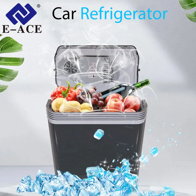 12V Mini Compressor Refrigerator 24L Alpicool Camping Car Refrigerator Freezer 220V Heat Cooling Portable Electric Ice Box 10L