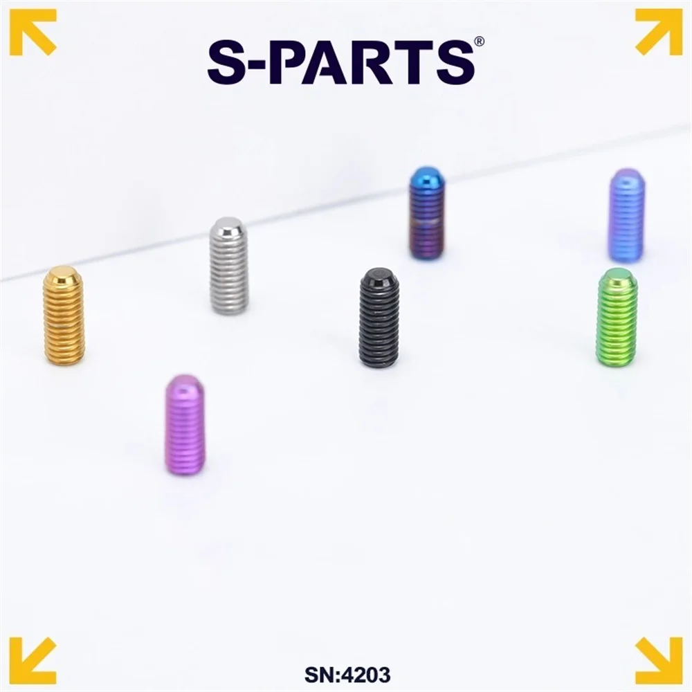 

6 шт. винты для велосипедных машин из титанового сплава, ограничительные винты 5x12 мм