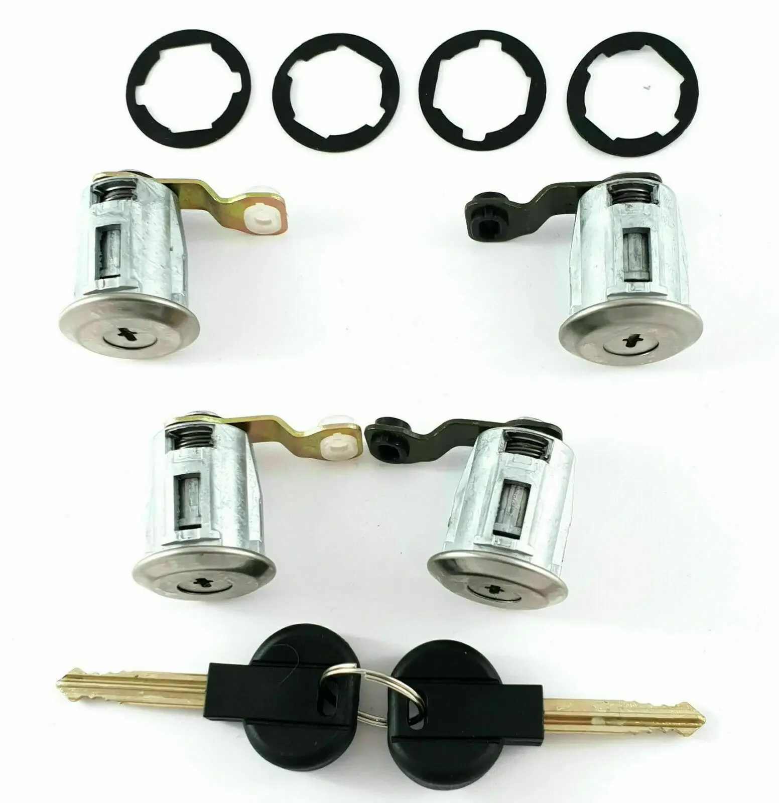 2x Door Lock Cylinder With Keys – Front Left & Right For Peugeot Partner (LST)