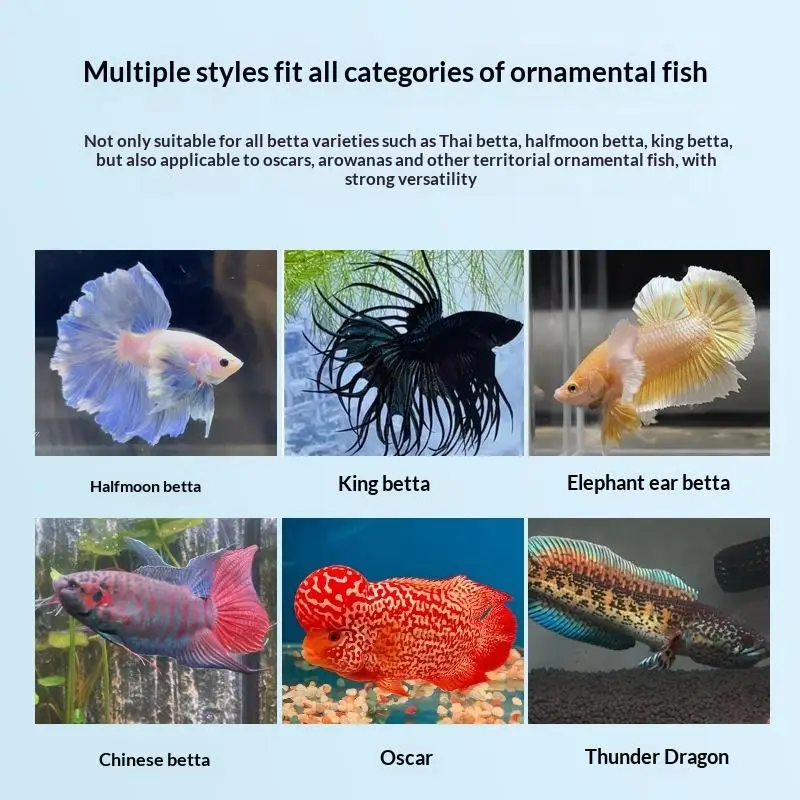 Espelho Acrílico Flutuante Redondo para Aquário de Peixes Betta, Flowerhorn e Ciclídeos - Treinamento - 4cm/5cm/6cm/7cm