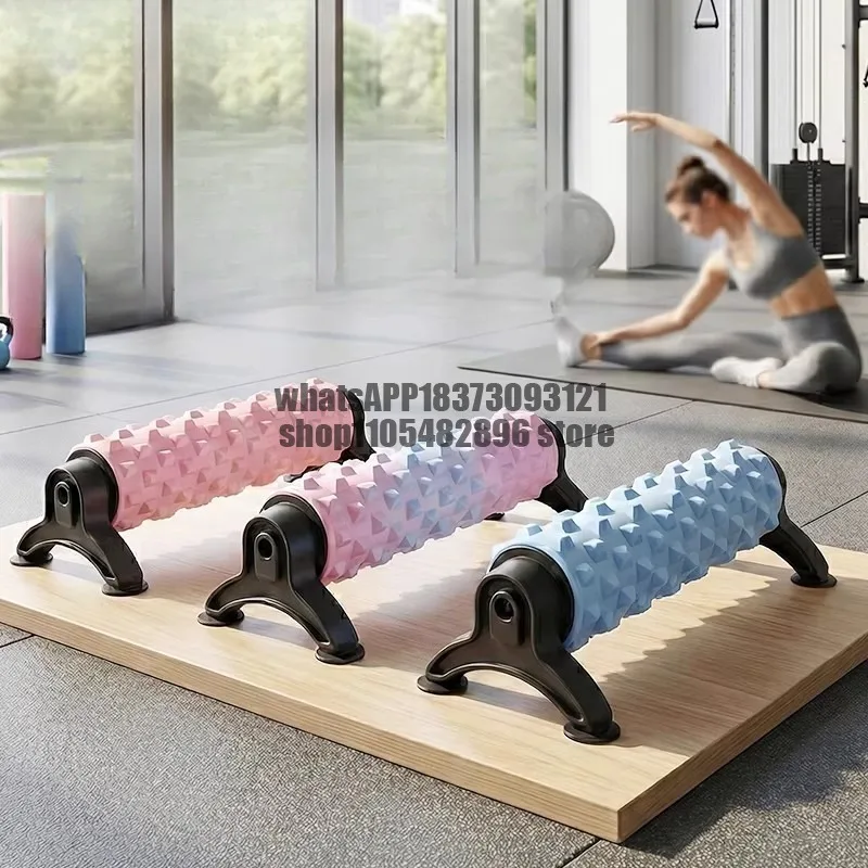 Suction cup foam shaft with bracket Suction cup yoga column roller muscle relaxation massage