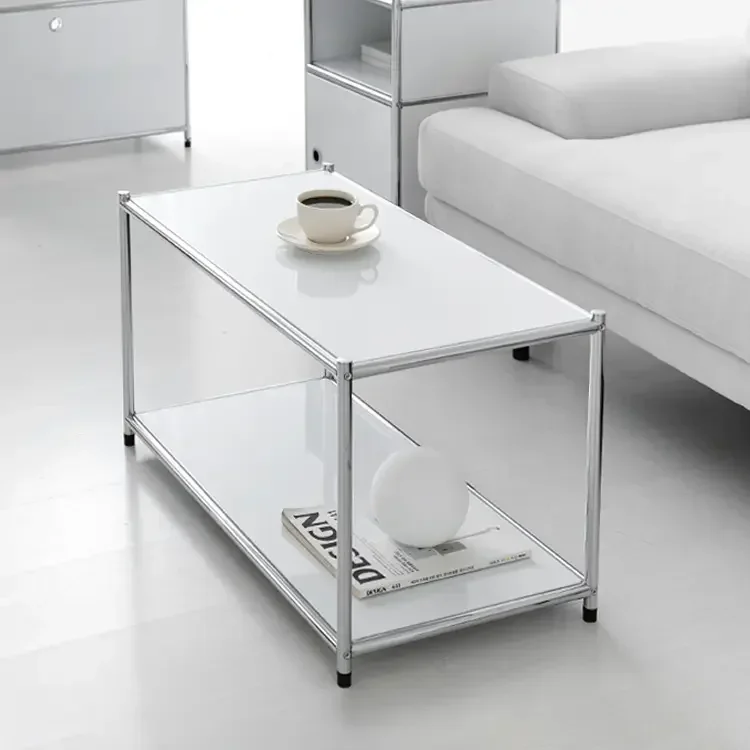 Simple Design Module Design End Table Bed Shelves Steel Side Table