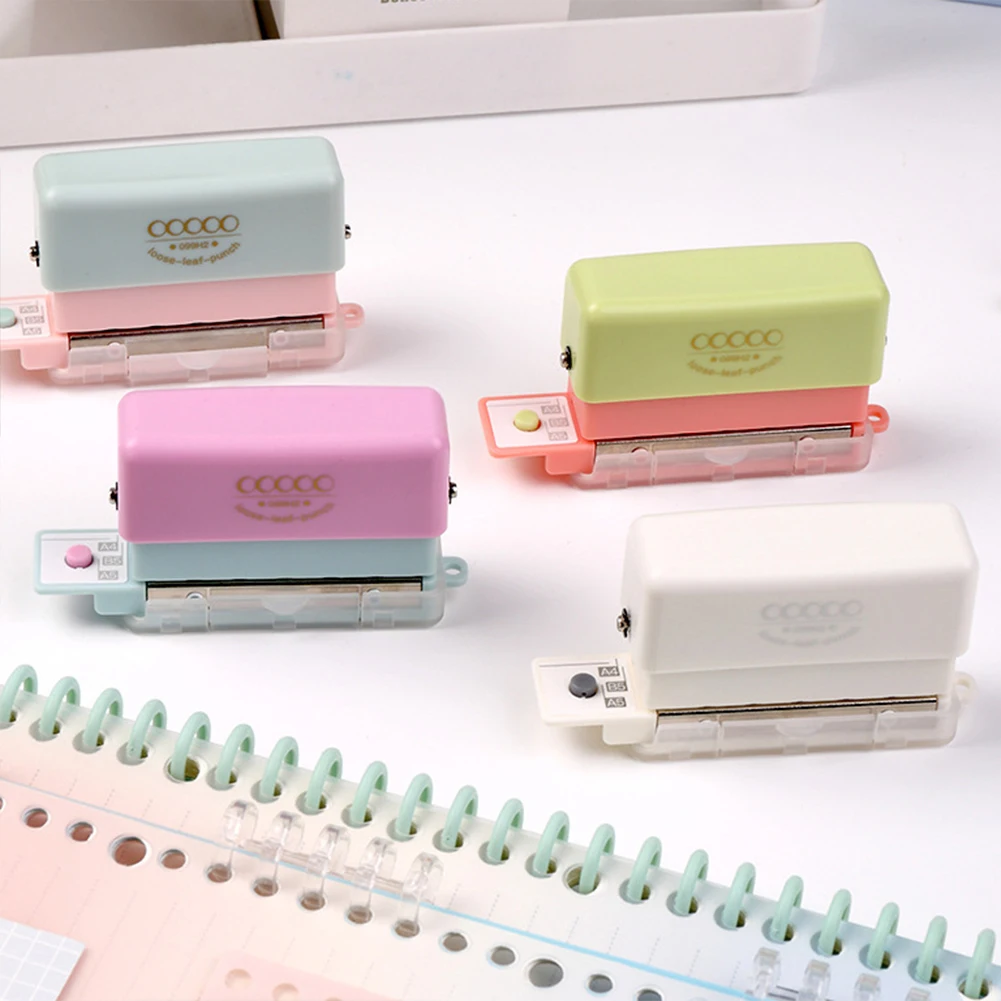Ручной мини-перфоратор A4/30 отверстий A5/20 отверстий B5/26 отверстий Дыроколы для бумаги для поделок из бумаги