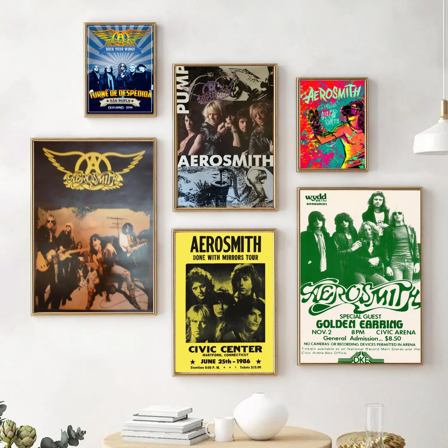 aerosmith Poster Decorative Painting Canvas Poster Wall Art Living Room Posters Bedroom Painting