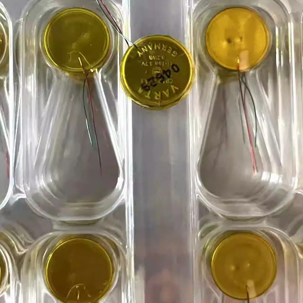 2 قطعة/الوحدة CP1254 A3 مع سلك 3.7 فولت بطارية قابلة للشحن مكثف