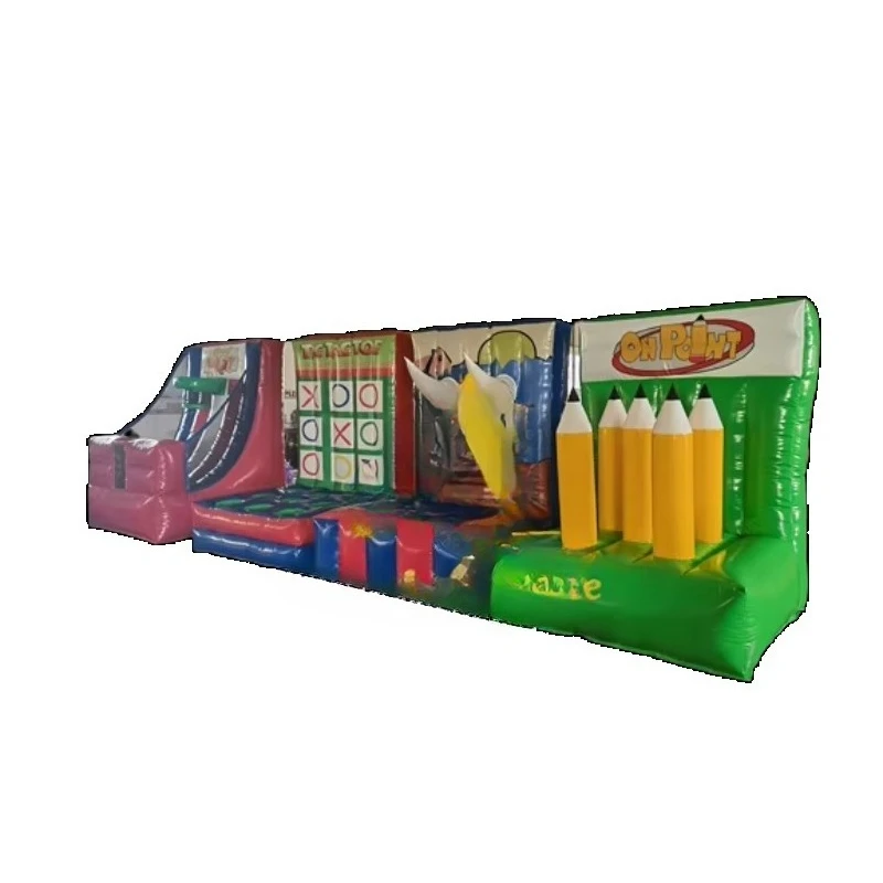 

4 in 1 Giant Inflatable Sports Game Set Multi-activity Outdoor