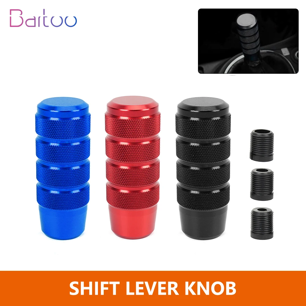 

Universal 94MM Aluminum Non-Slip Gear Shift Knob Manual Transmission Knurled Shifter Lever Knob Gear Stick Head SFN163