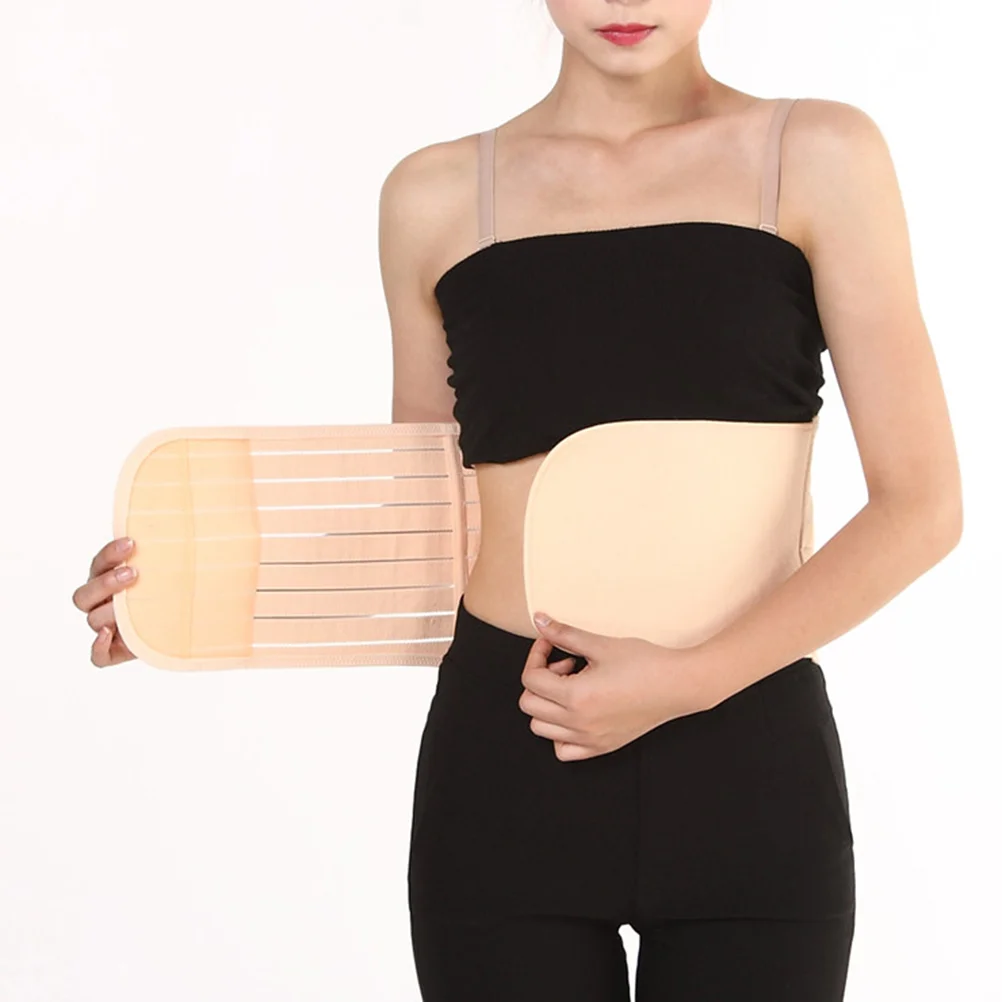 Waist Trimmer Belt for Women Postpartum Belly Band Wrap Abdomen Shaper Tummy Trainer Breathable Elastic Material