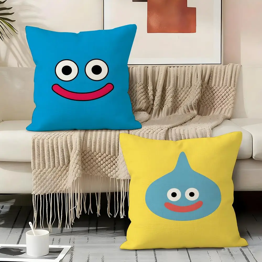 Dragon Quest Heroes Rocket Slime Pillow Case Pillowcase, Double-sided Printed, Sofa Cushion, Bedroom Headboard Pillow