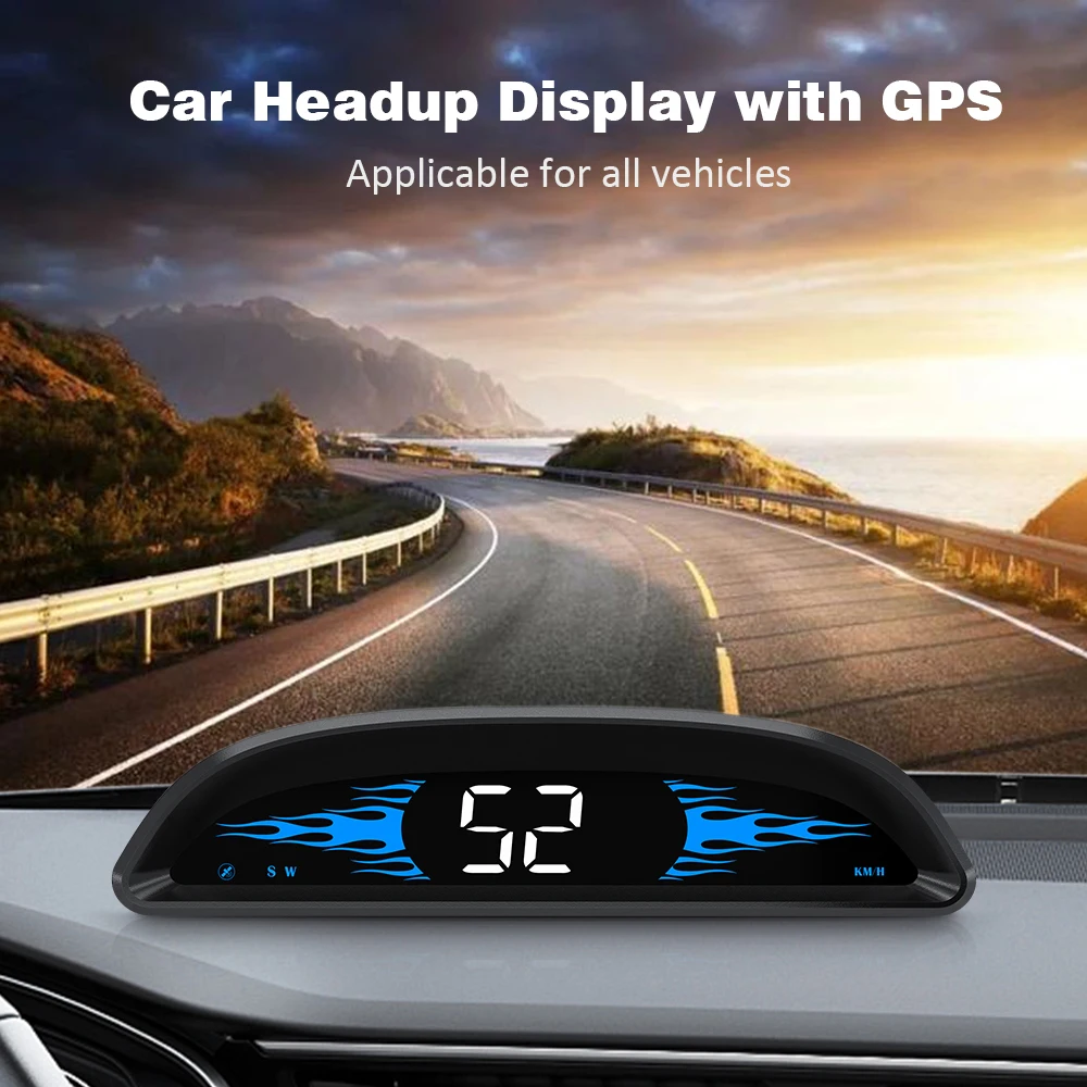 

GPS Hud проекционный дисплей, автомобильные принадлежности, Gps Спидометр, цифровой измеритель скорости для автомобилей, цифровая панель скорости