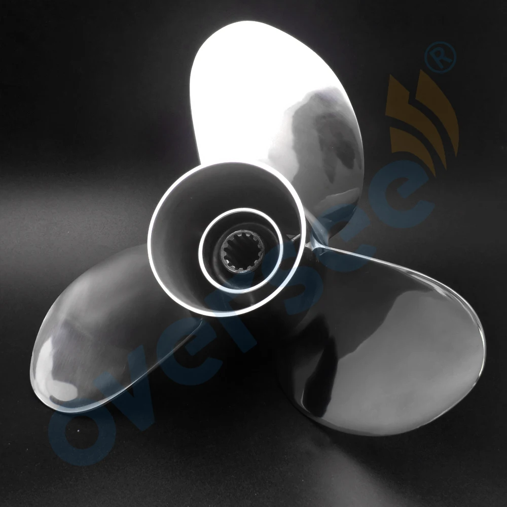 663-45974 Roestvrij Propeller Voor Yamaha Buitenboordmotor 663-45974-60-98 Maat 11-1/2x12