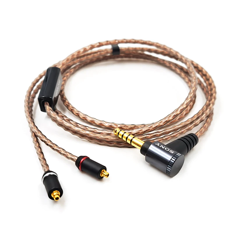 MUC-M12SB1 Earphone Original Audio Cable 8-Core 4.4mm Balanced For IER-Z1R XBA SE215 SE315 SE535 SE846 MMCX Series Cable