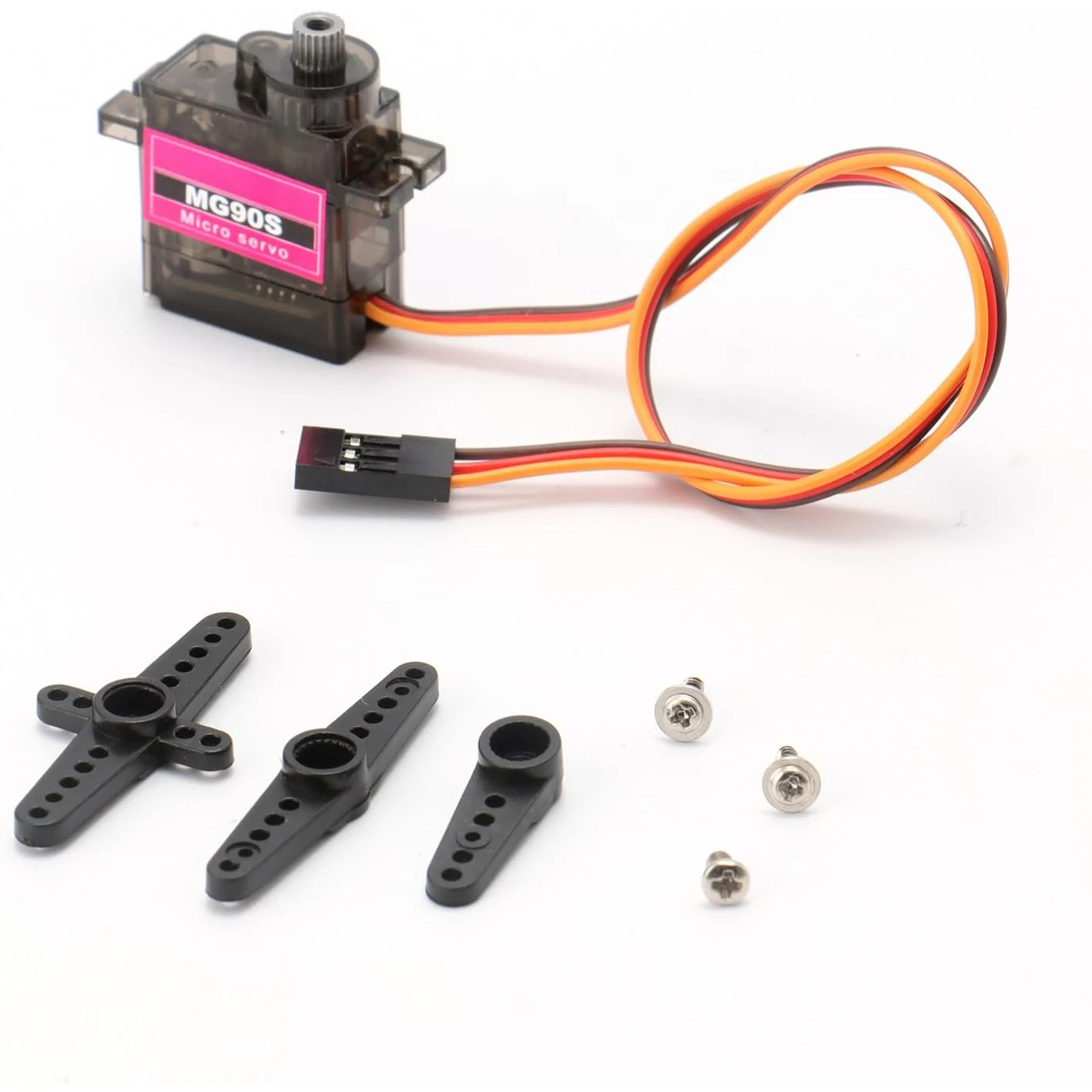 MG90S マイクロサーボ 180 6個 °   サーボモーター 9 グラムギアマイクロサーボモーター RC ロボットアームウォーキングヘリコプター飛行機車ボート用