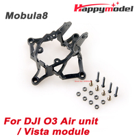 HappyModel Mobula 8 Replacement Parts DJI O3 Camera Mount Bracket PA Materials Suitable for DJI o3 Air unit and Vista module