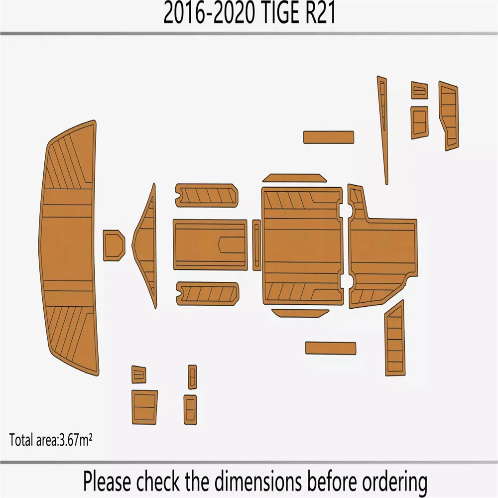 2016-2020 TIGE R21 Cockpit Swim platform 1/4