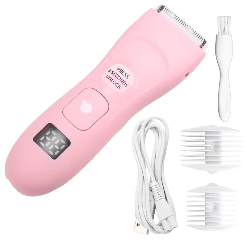 

【POPULAR】Hair Trimmer Digital Hair Clipper Electric Groin And Intimate Pubic Hair Shave Device