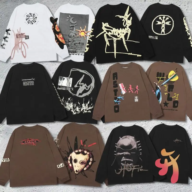 

Хип-хоп уличный граффити с принтом кактуса Джек топы с длинными рукавами повседневные свободные мужские и женские толстовки для уборости хлопковый пуловер с круглым вырезом