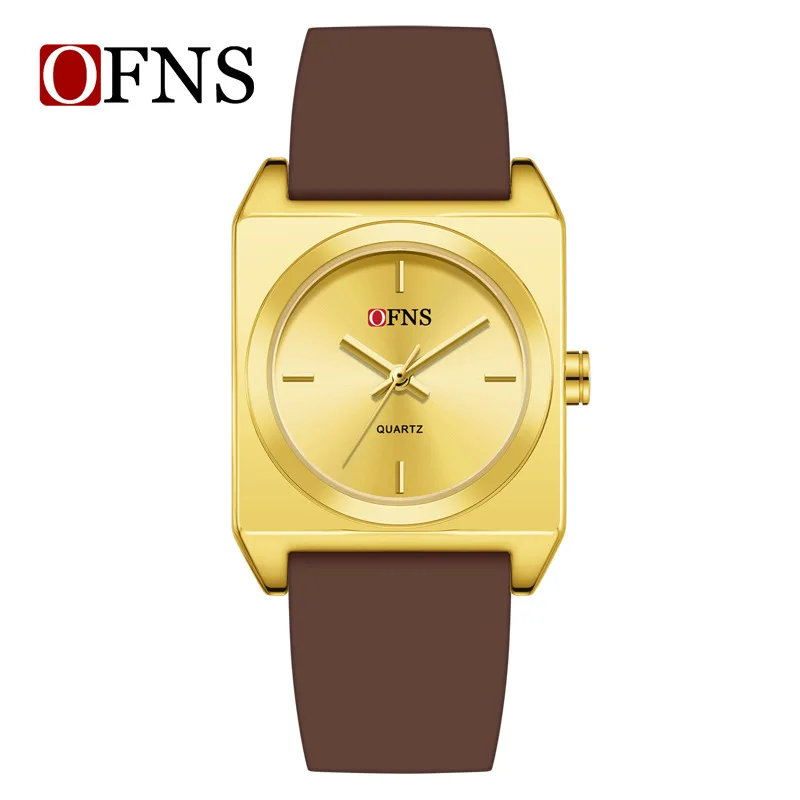 OFNS2025 new hot selling luxury women's quartz watch 3ATM waterproof mineral glass lightweight, simple, elegant and fashionable
