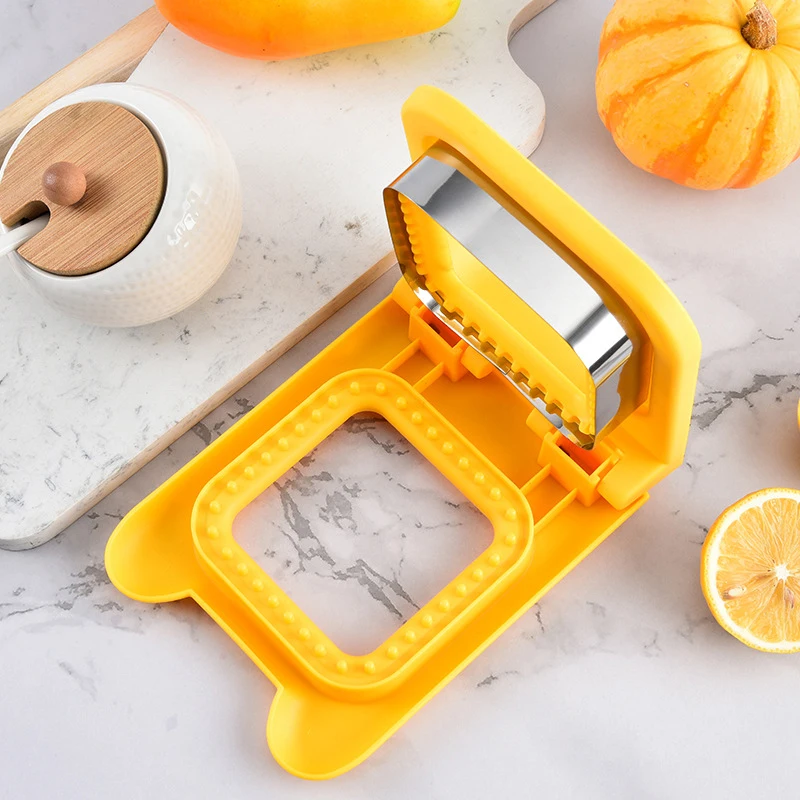 Cetakan pemotong Sandwich Stainless Steel, aksesori alat roti saku roti bakar, cetakan pemotong Sandwich persegi Model Sealer