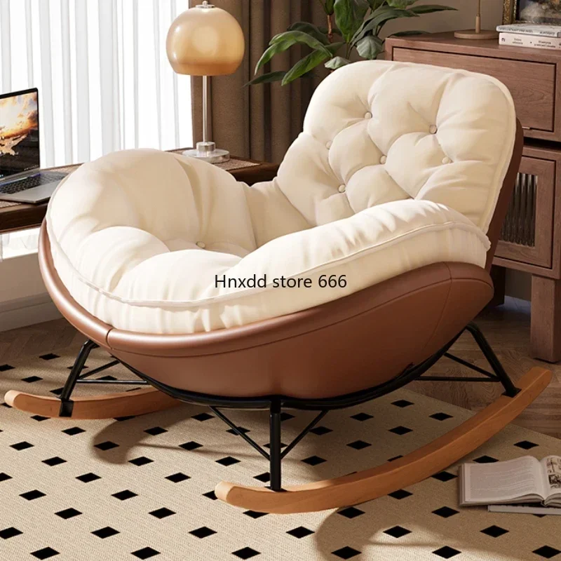 Contemporary Furniture Nordic Lazy Sofa Luxury Chair Relax Armchair Rocking Platform Muebles Deck-chair Upholstered Floor Salons