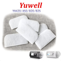 10/20 Pcs Yuwell Filter Cotton for YH420/450/820/825 Respirator Filter Membrane Air Cleaning Cotton Sheet