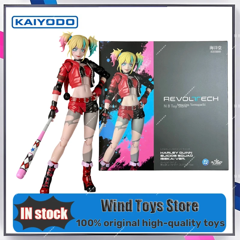 

В наличии: Kaiyodo Harley Quinn Revoltech AMAZING YAMAGUCHI, подвижная фигурка Task Force X, модель из фильма «Отряд самоубийц», Клоун-девочка