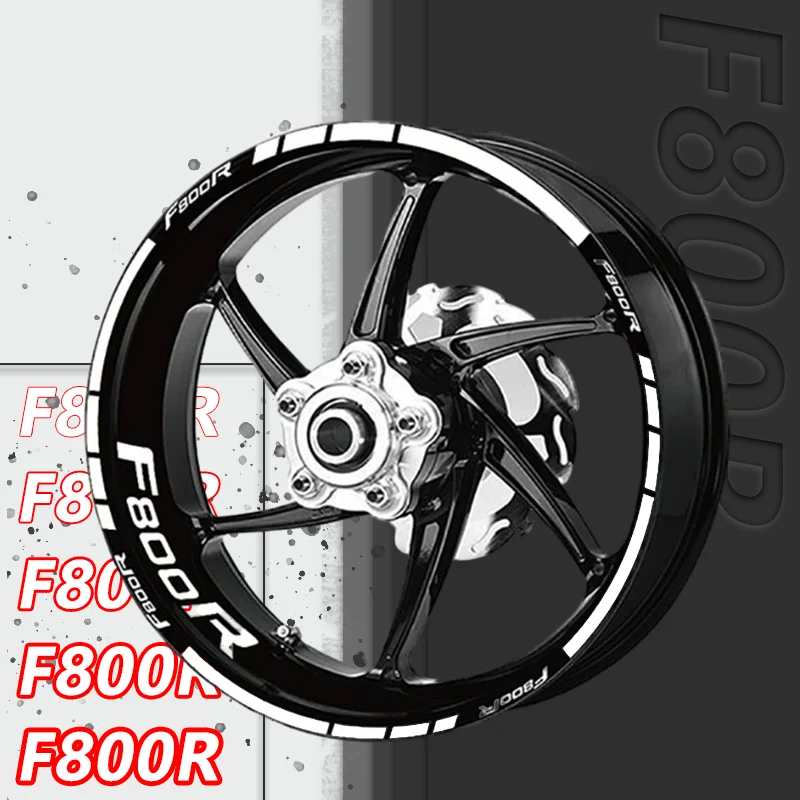 NEW Stickers For F900XR F900 XR F800R F800 R Motorcycle Wheel Stickers Waterproof Reflective Rim Stripe Tir Decoration Decals