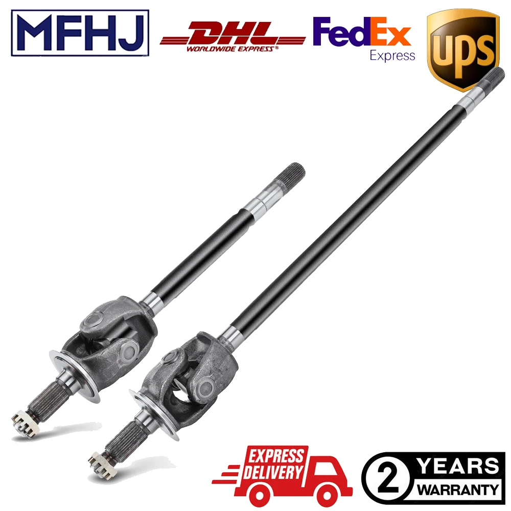 2x Front Left & Right Truck Axle Shaft For Dodge Ram 1500 2006-2008 2500 3500 5086667AB 5086666AB