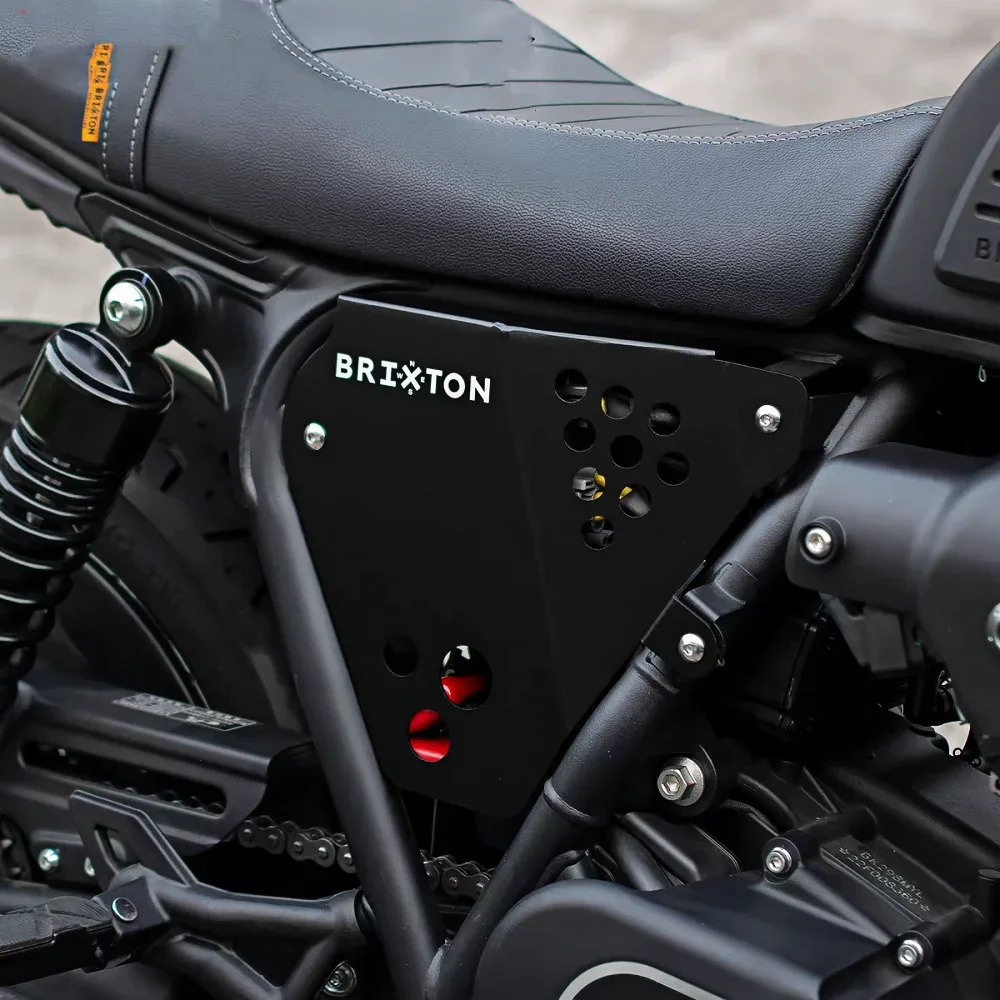 مناسبة ل بريكستون كرومويل 1200 تعديل الجانب غطاء سبائك الألومنيوم رقيقة ارتفاع المقعد السفلي غطاء جانبي البطارية بريكستون